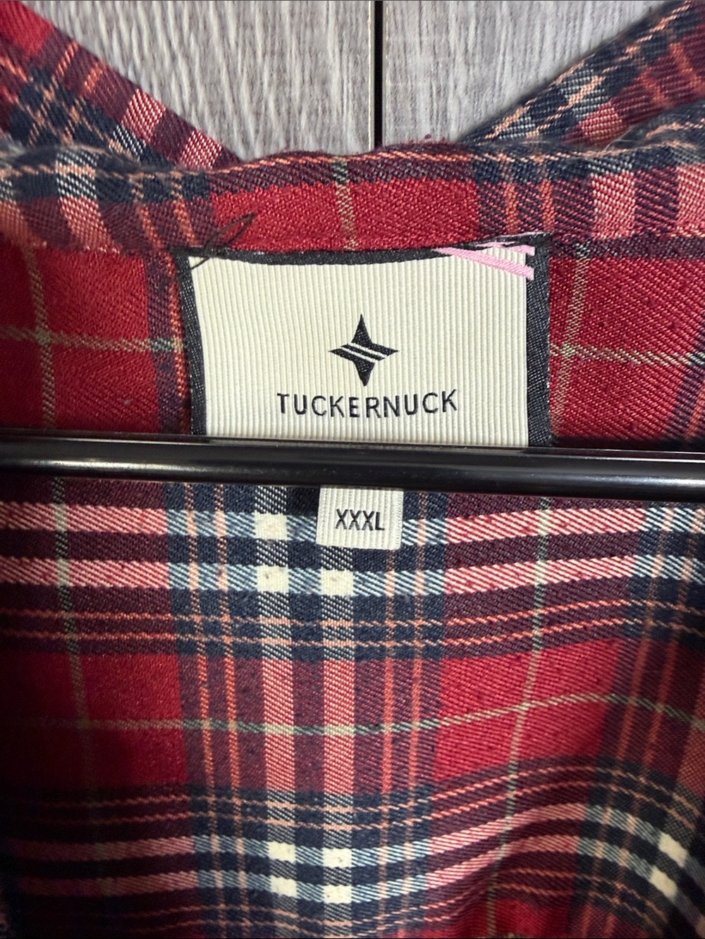 Tuckernuck Red Plaid Long Sleeve Button Down Women's XXXL - Picture 4 of 7